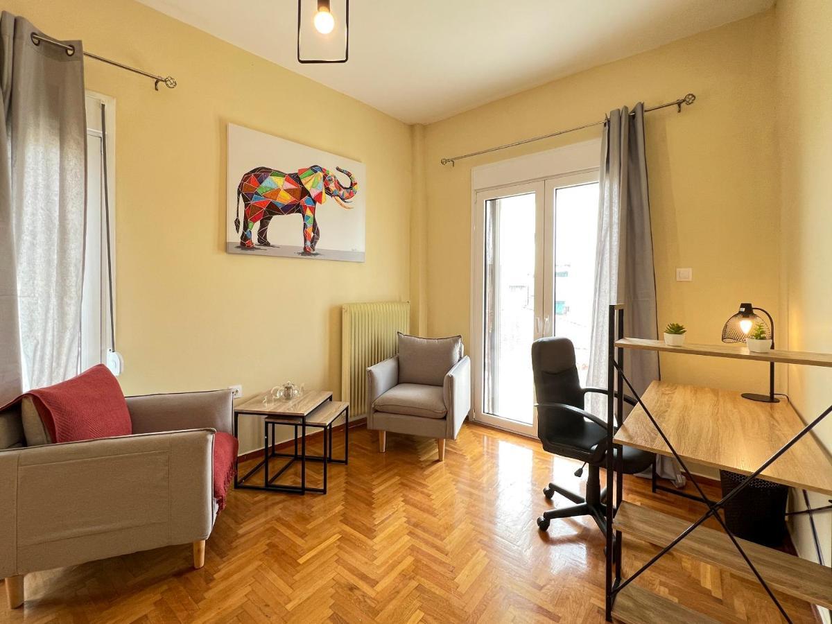 Chiou Spacious 90Sqm Apt In Athen Eksteriør billede